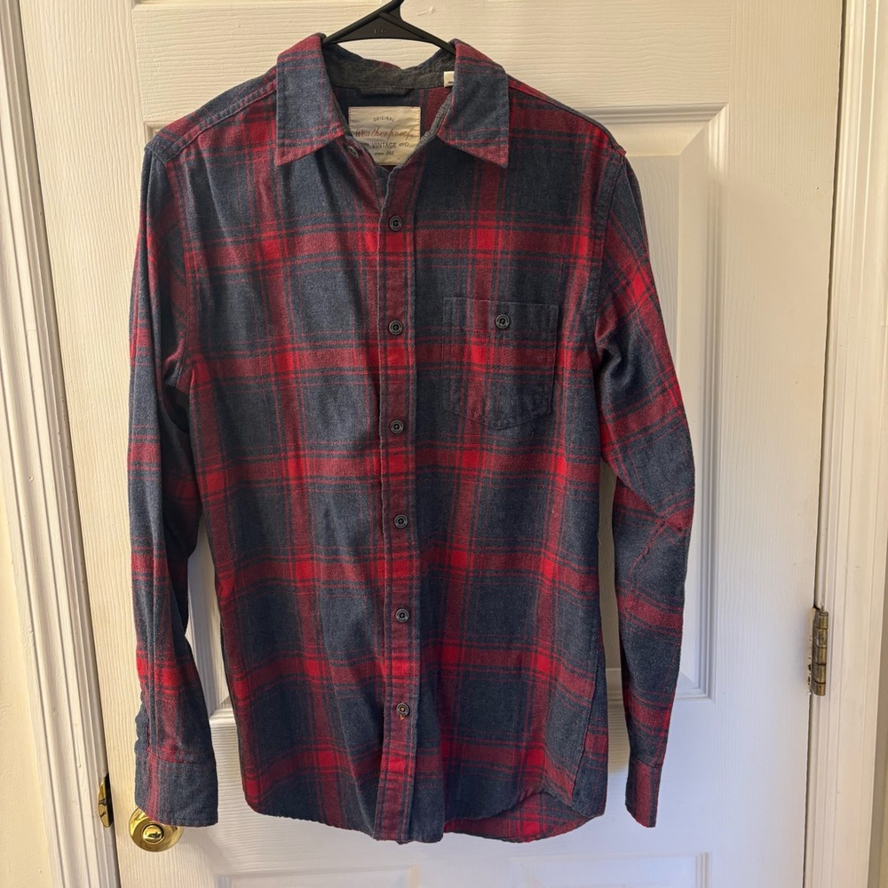 Weatherproof Red and Blue Checkered Shirt